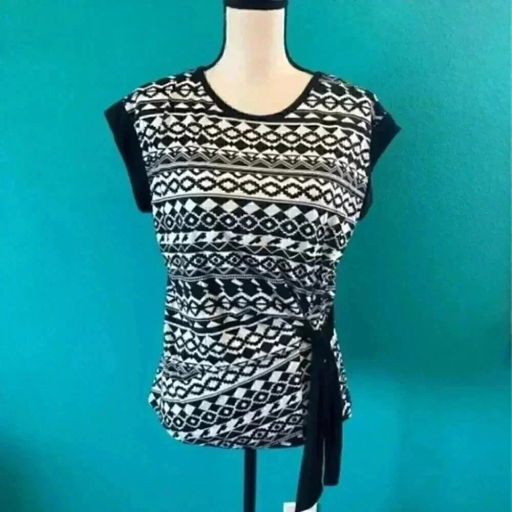 ⭐️ Rachel Rachel black and white top